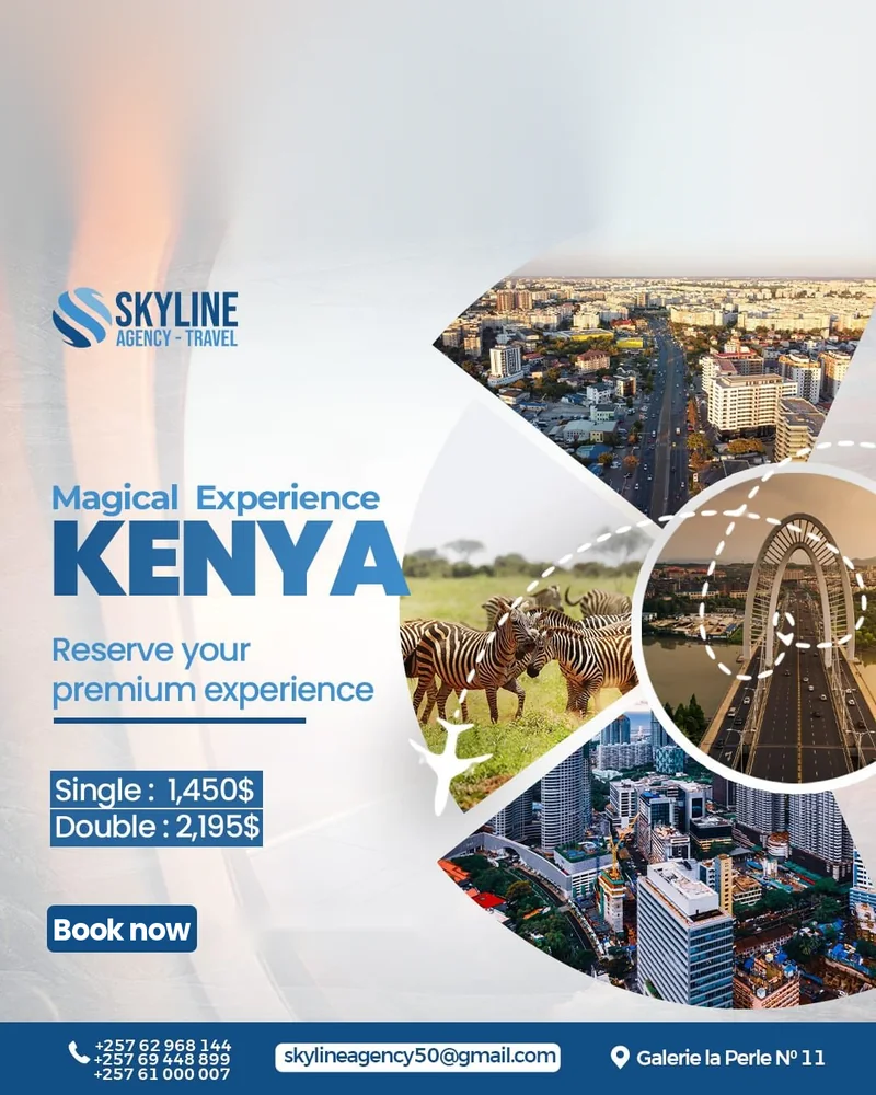 Our flyer for Magical Experience Kenya